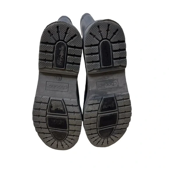 Chooka Redmond Mid Rain Boot Charcoal Size 8 Side Buckle Rubber - Picture 8 of 10